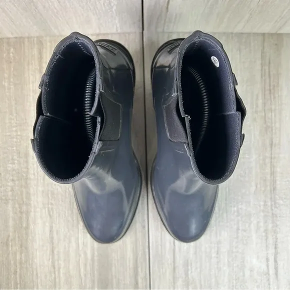 HUNTER Original Refined Chelsea Rain Boot Rubber Heels Shoes Women’s Size 9