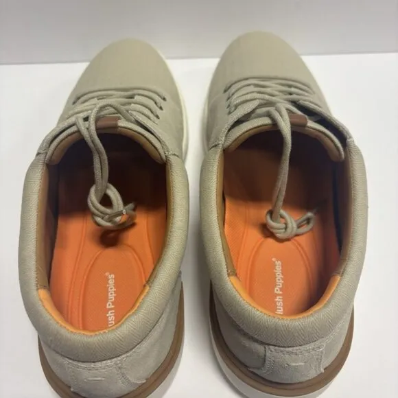 Hush Puppies Men’s Dash Oxford Oatmeal Brown, Size 11.5 W
