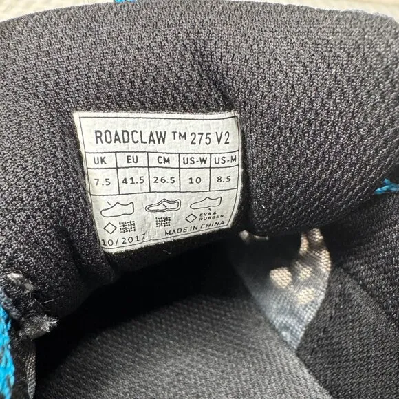 Inov-8 Roadclaw 275 V2 Mens Size 8.5 Gray/Black Running Shoes Lightweight