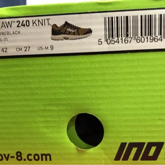 Inov8 Mens Parkclaw 240 Knit Trail Running Shoes Brown Size 9 M