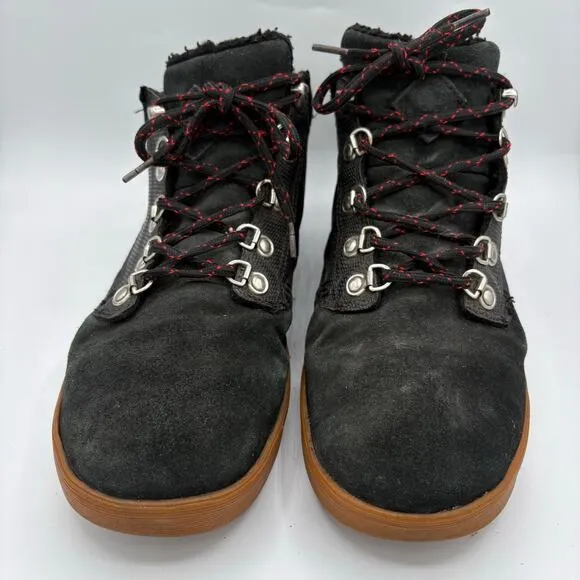 Ipath Men’s Trenchtown Shearling Skate Shoes, Men’s 11, Black w Gum Soles