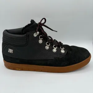 Ipath Men’s Trenchtown Shearling Skate Shoes, Men’s 11, Black w Gum Soles