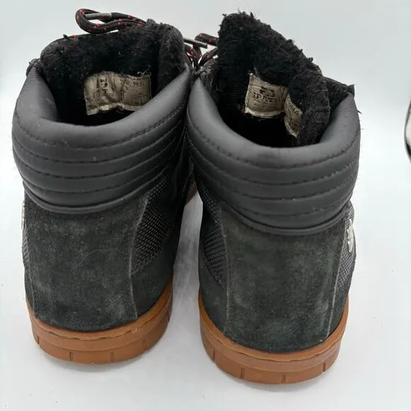 Ipath Men’s Trenchtown Shearling Skate Shoes, Men’s 11, Black w Gum Soles