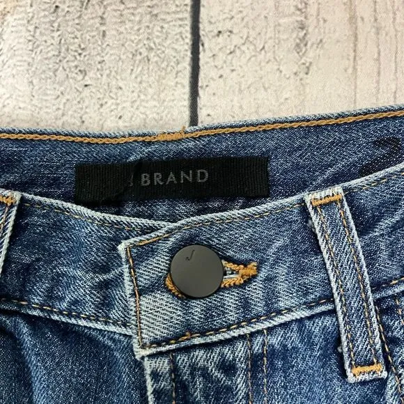 J BRAND Joan High Rise Crop Quintessential Jeans