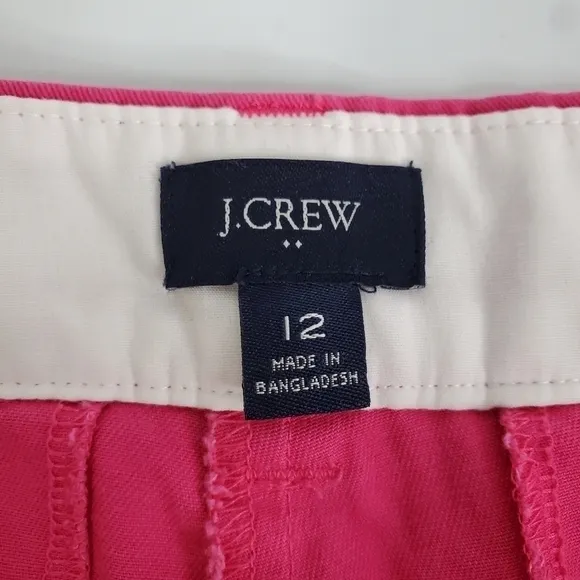J. Crew Women’s Bright Hot Pink Shorts Size 12