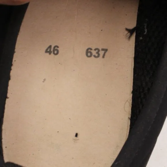 James Perse Sneakers Men’s Size EU 46 Black Lace Up Low Top Shoes