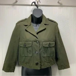 JAMES PERSE Green Crop Jacket