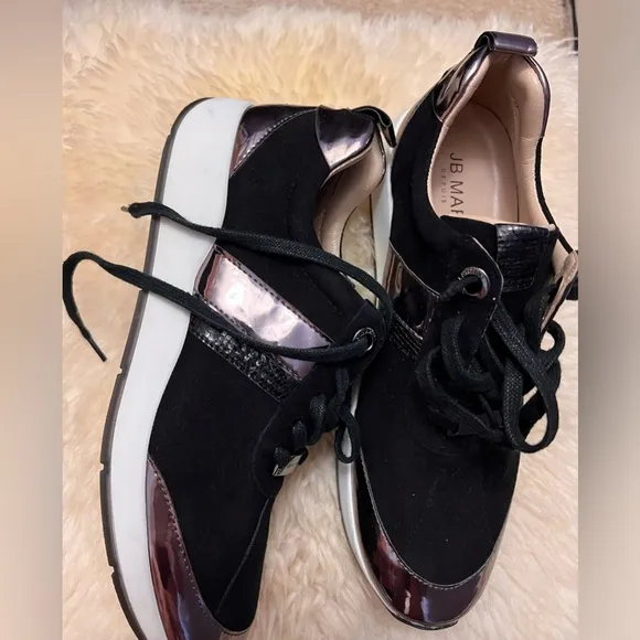 JB MARTIN VELVET TRAINERS WOMEN’s SNEAKERS SHOES 38 (7 1/2)