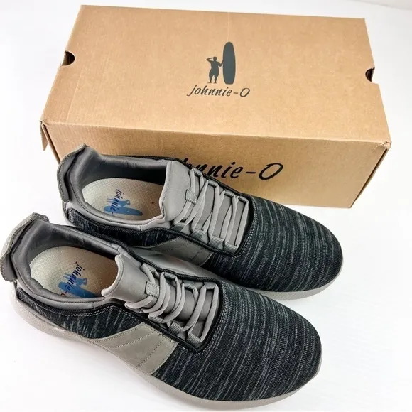 Johnnie-O Men's Sneakers Mens 10 Grey Slip On Performance 2.0 Running Shoes