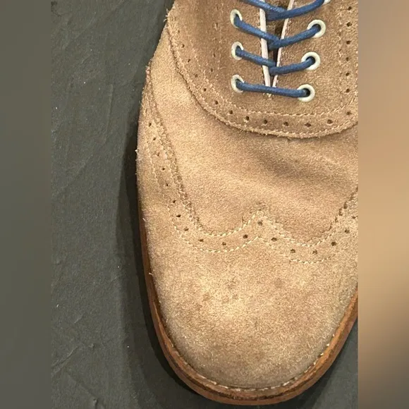 Johnston &amp; Murphy tan suede men’s shoes 11.5