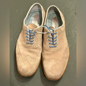 Johnston &amp; Murphy tan suede men’s shoes 11.5