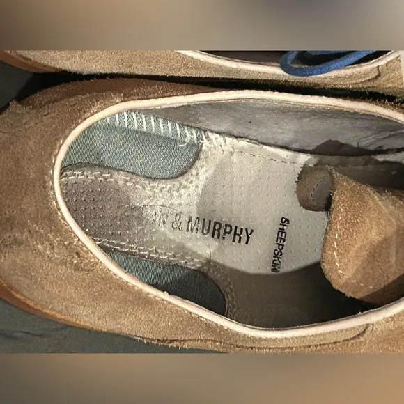 Johnston &amp; Murphy tan suede men’s shoes 11.5