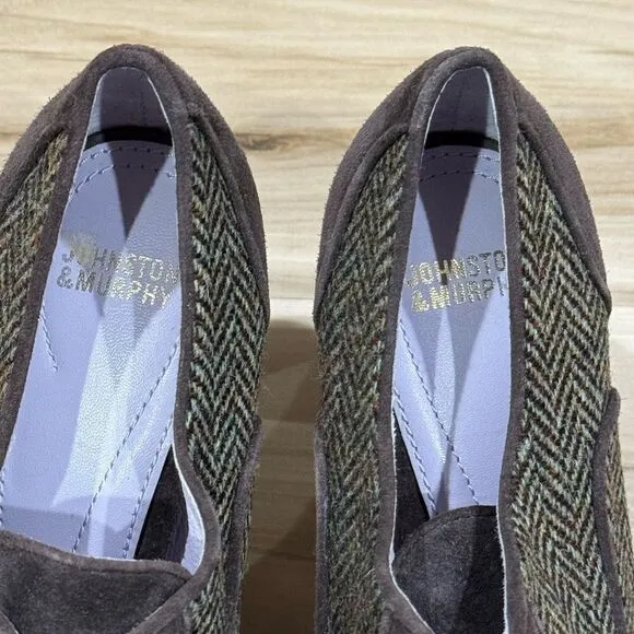 Johnston &amp; Murphy Plaid Heel Shoes Women’s 7.5