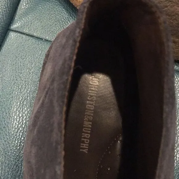 Johnston &amp; Murphy men’s shoes dark navy 9.5.