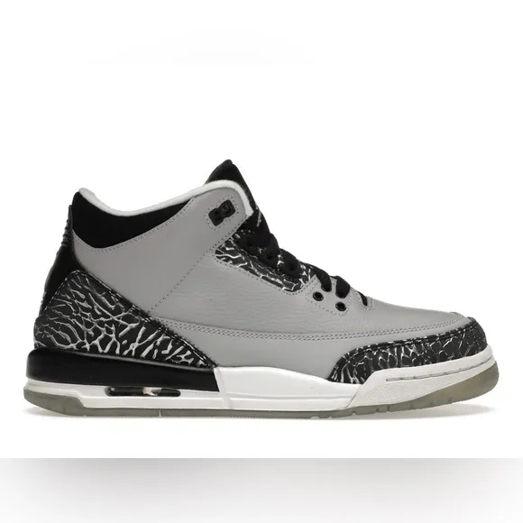 Jordan 3 Retro Wolf Grey (GS) Big Kids Shoes | PRELOVED 🩶🩶👟👟UNISEX!!