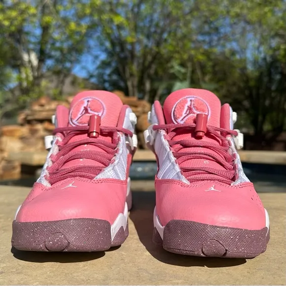 Jordan 6 Rings Coral Chalk White Desert Berry-Size 6.5Y, 8 Women’s