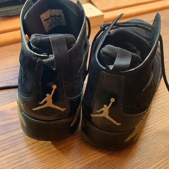 Jordan Flight Club ‘91 Black Gold Men’s Sneakers Shoes Size 8.5 Athletic