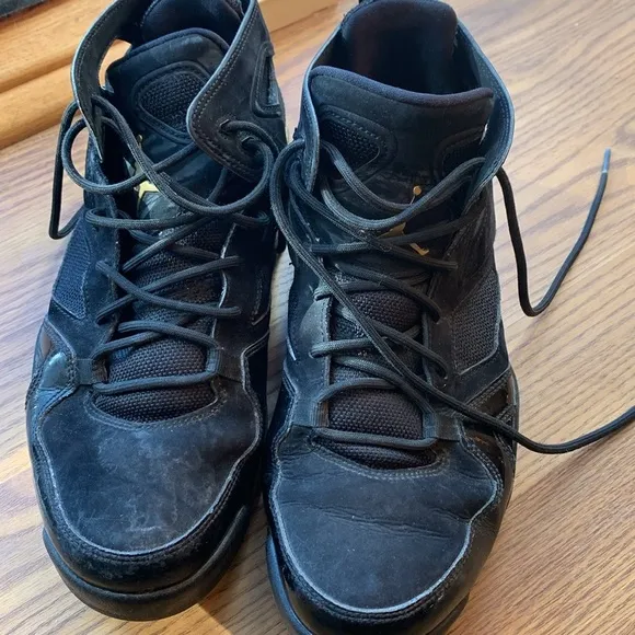 Jordan Flight Club ‘91 Black Gold Men’s Sneakers Shoes Size 8.5 Athletic