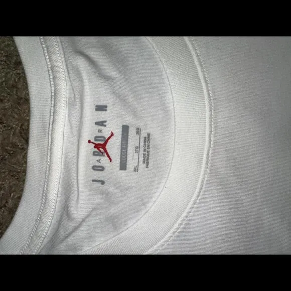 Jordan Men’s Nina Chanel Abney White T-shirt Sample