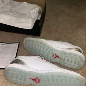 Jordan Nike Golf White/red GOLF shoes men’s 11.5