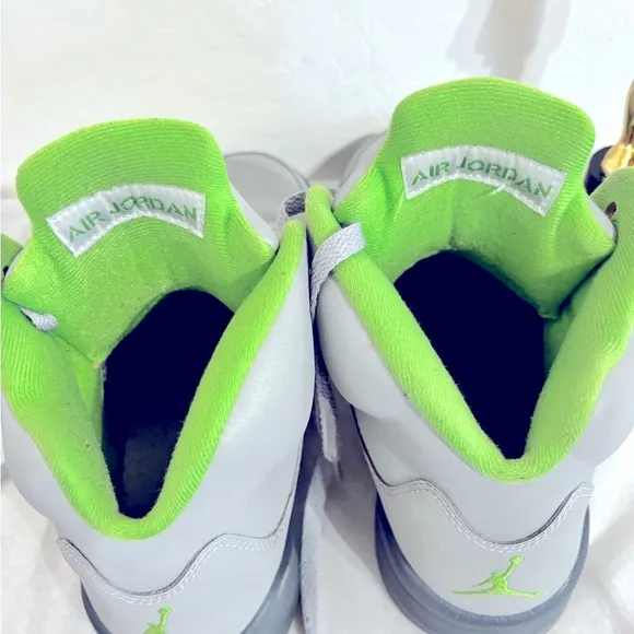 Jordan Retro 5 Green Bean Shoes
