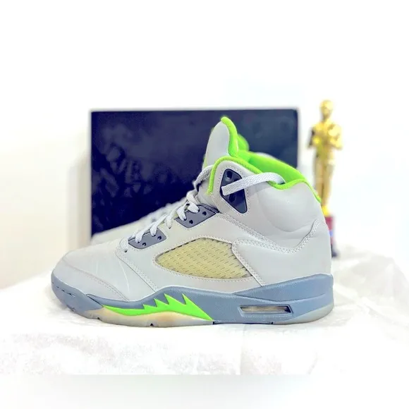 Jordan Retro 5 Green Bean Shoes