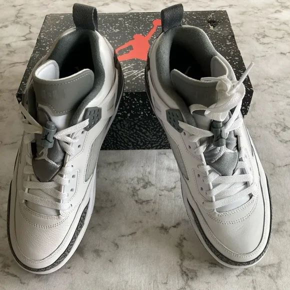 Jordan Spizike Low white / cool gray anthracite shoes new in box size 8.5 men’s