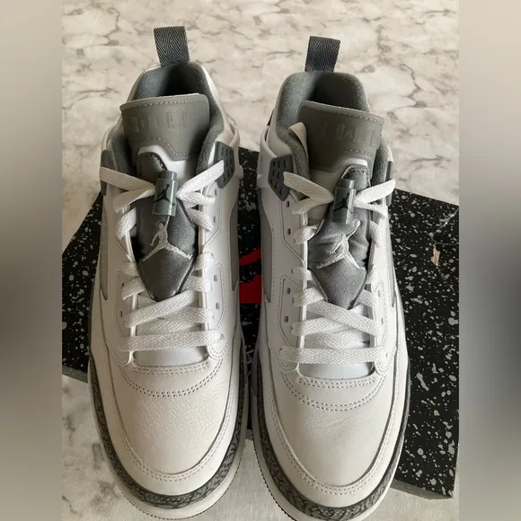 Jordan Spizike Low white / cool gray anthracite shoes new in box size 8.5 men’s