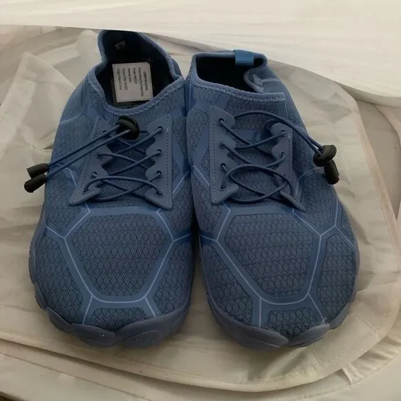 Josaywin Men’s Water Shoes Blue Barefoot Size 44 10.5 Aqua Socks *New*