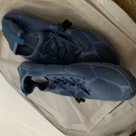 Josaywin Men’s Water Shoes Blue Barefoot Size 44 10.5 Aqua Socks *New*