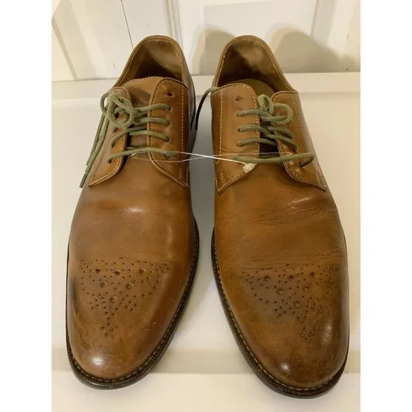 Joseph‎ Abboud Oxfords Men’s Sz 9D Brown Leather Dress Shoes