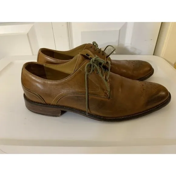 Joseph‎ Abboud Oxfords Men’s Sz 9D Brown Leather Dress Shoes