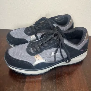 Joya Women’s Tina Walking Shoes Silver and‎ Black Size 7.5