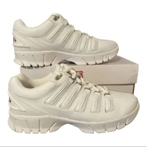 K-Swiss Limited Edition Evar Tennis Shoes 0668113 White Men's Size 12