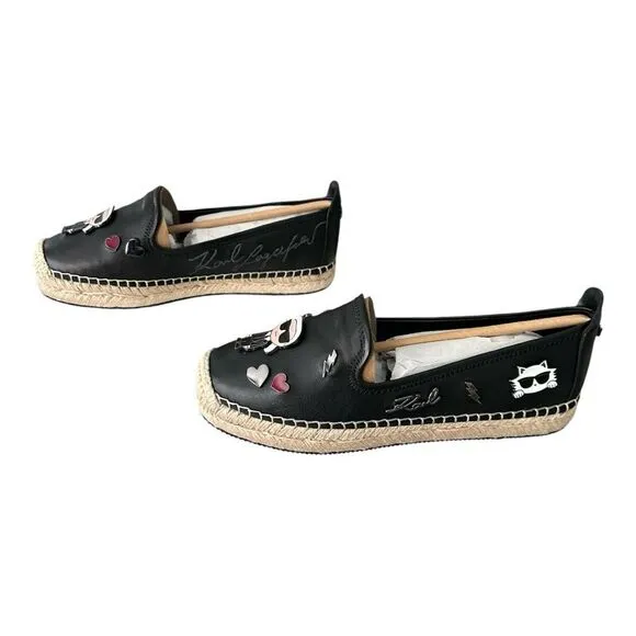 Karl Lagerfeld Paris Michaela Black Women’s Shoes Size 7 M