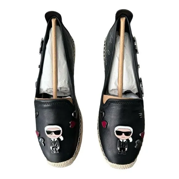 Karl Lagerfeld Paris Michaela Black Women’s Shoes Size 7 M