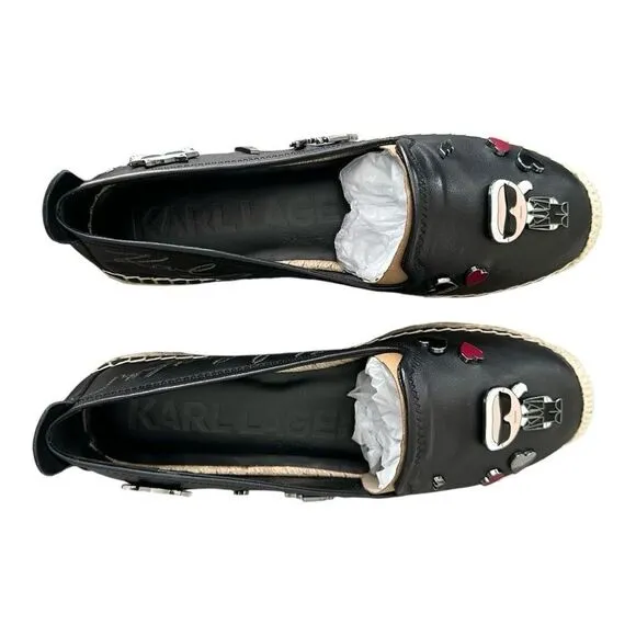 Karl Lagerfeld Paris Michaela Black Women’s Shoes Size 7 M