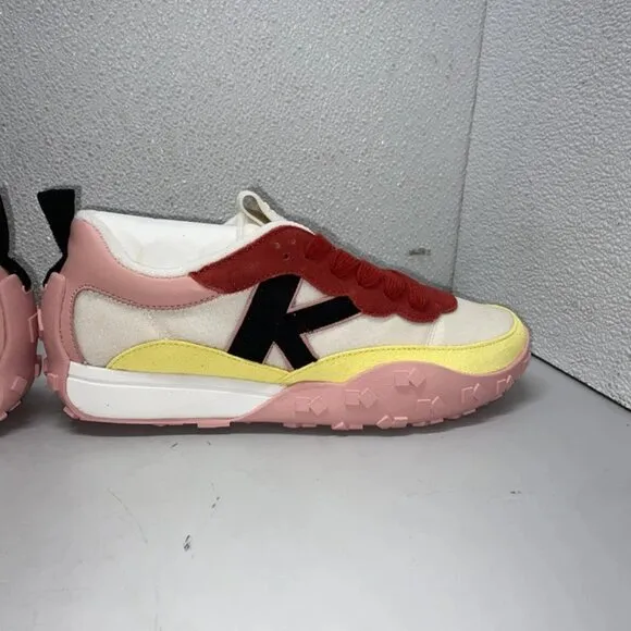 Kate Spade “K As In Kate” Sneakers – Women’s Size 8.5 – Cream/Dancer Pink – New