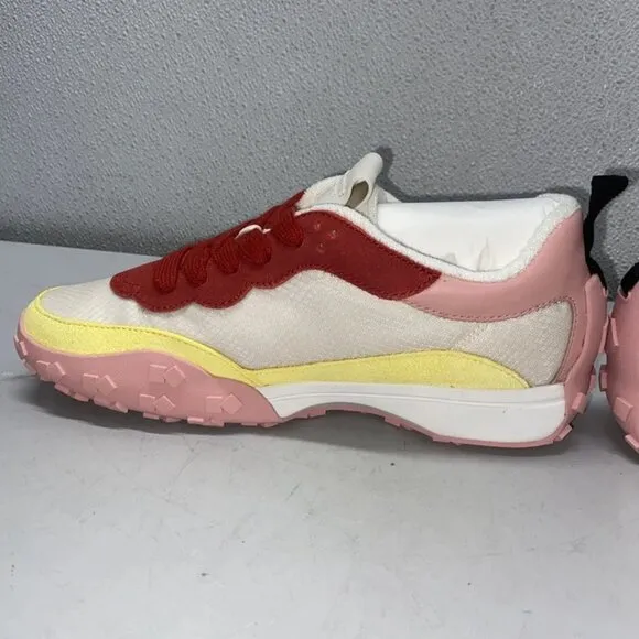 Kate Spade “K As In Kate” Sneakers – Women’s Size 8.5 – Cream/Dancer Pink – New