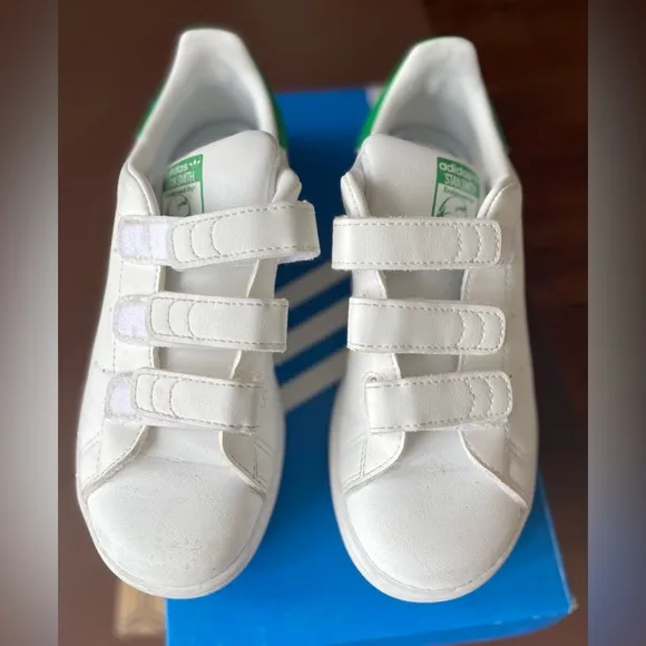 Kids Unisex Adidas Stan Smith Originals Shoes Size 1 for Little Kids