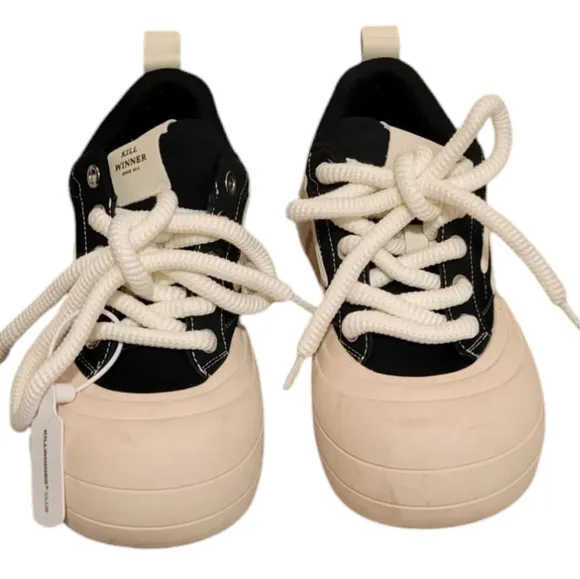 KillWinner Smile Life Sneaker SKATE BOARDING Sneaker Chunky Lace Shoes Unisex