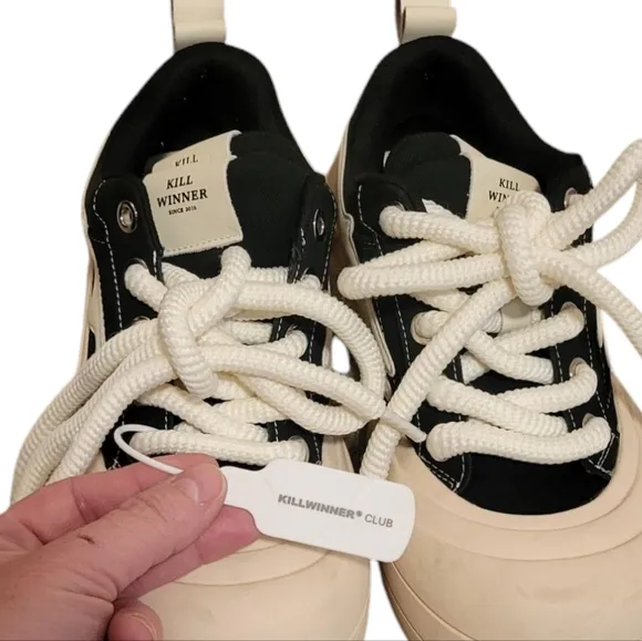 KillWinner Smile Life Sneaker SKATE BOARDING Sneaker Chunky Lace Shoes Unisex