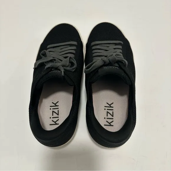 Kizik Irvine black knit shoes Women’s 7.5W/ Men’s 6W