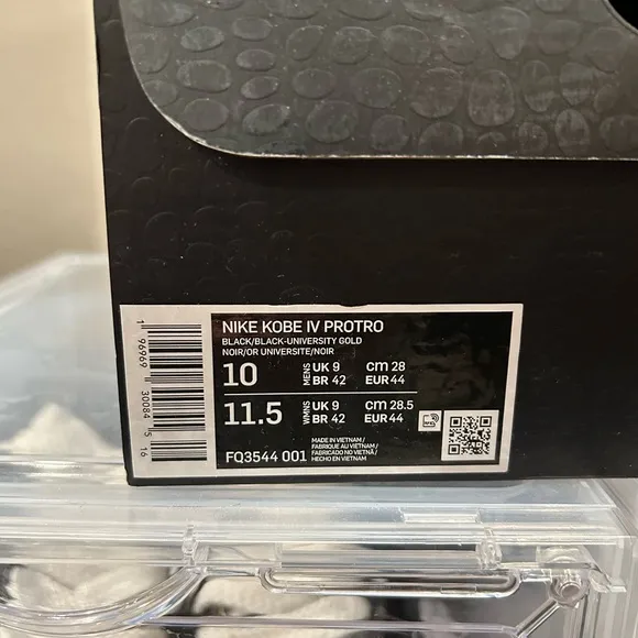 Kobe 4 protro “gift of mamba”