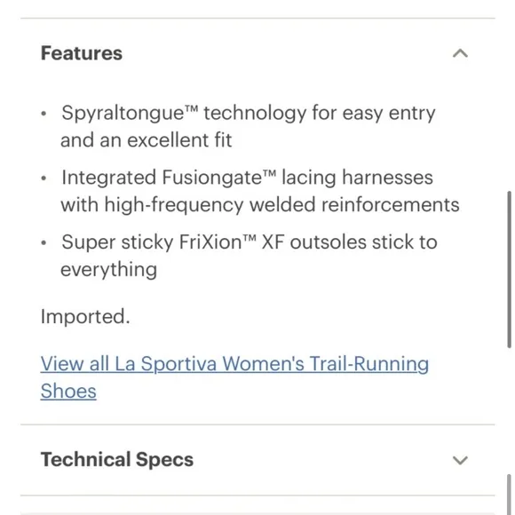 La Sportiva mutant trail running shoes