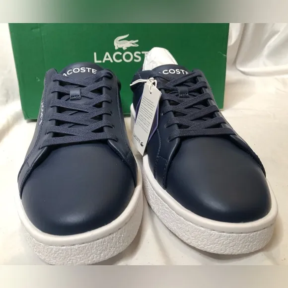 Lacoste Men’s CourtDerby Navy/White Shoes—Size 9 BRAND NEW
