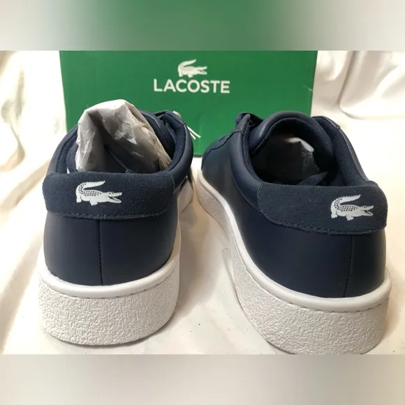 Lacoste Men’s CourtDerby Navy/White Shoes—Size 9 BRAND NEW