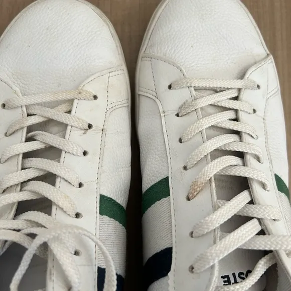 Lacoste Men’s Lerond Tennis Shoes White Size 12