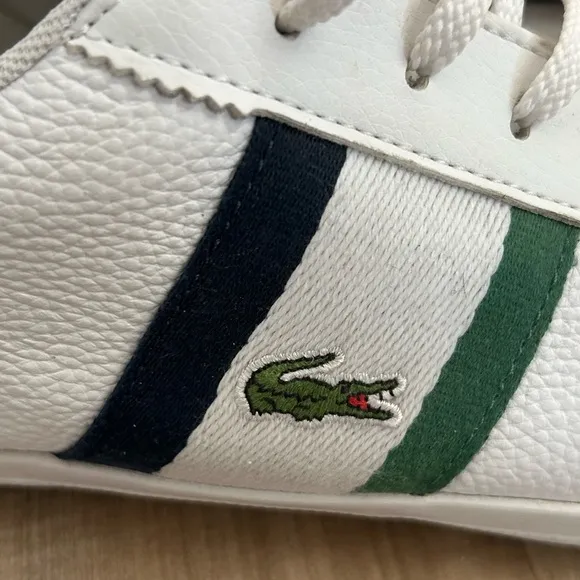 Lacoste Men’s Lerond Tennis Shoes White Size 12