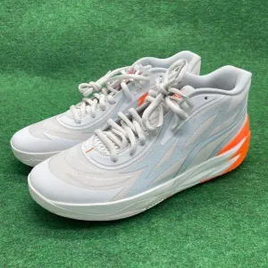 Lamelo Ball Puma MB.02 “Gorange” Platinum Gray/Orange Basketball Shoes Men’s